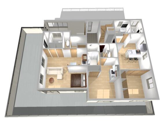 リノベーションパース図