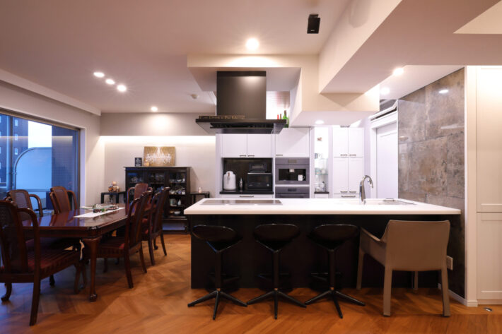 リビング竣工写真